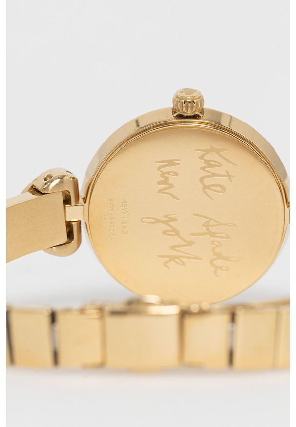 Kate Spade Zegarek damski kolor złoty. Kolor: złoty. Materiał: materiał