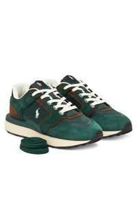 Polo Ralph Lauren Sneakersy Trn 89 Pp V2 Sk Ltl 809973975002 Zielony. Kolor: zielony. Materiał: skóra, zamsz #4