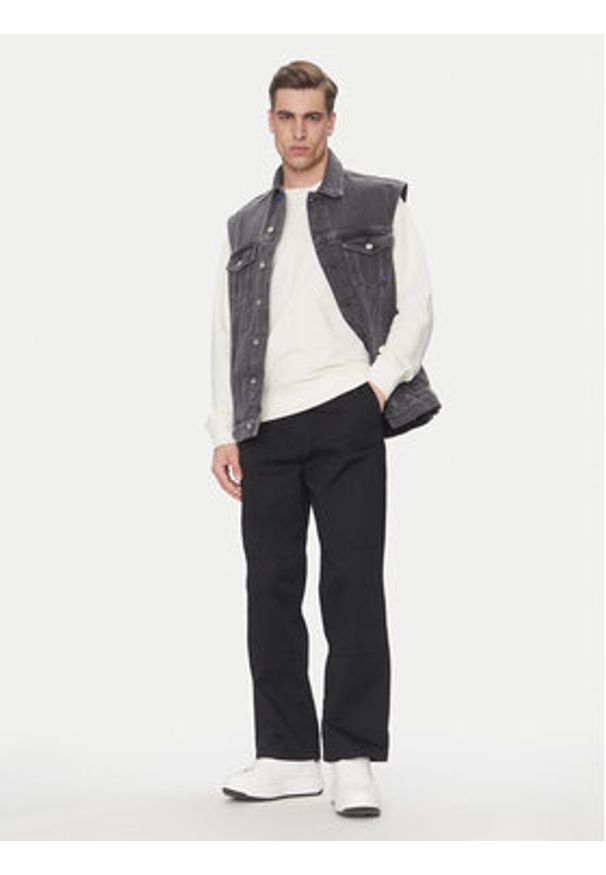 Karl Lagerfeld Jeans Kamizelka A2M14017 Szary Regular Fit. Kolor: szary. Materiał: bawełna