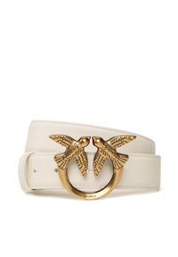 Pinko - Pasek Damski PINKO. Kolor: biały #1