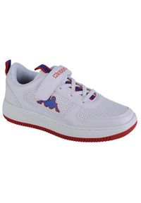 Buty do chodzenia dla dzieci Kappa Fogo K. Zapięcie: rzepy. Kolor: biały. Materiał: guma, syntetyk, tkanina, materiał. Szerokość cholewki: normalna. Sport: turystyka piesza