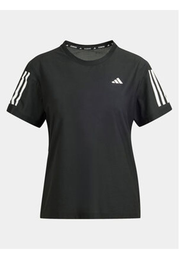Adidas - adidas Koszulka techniczna Own The Run IN2961 Czarny Regular Fit. Kolor: czarny. Materiał: syntetyk. Sport: bieganie