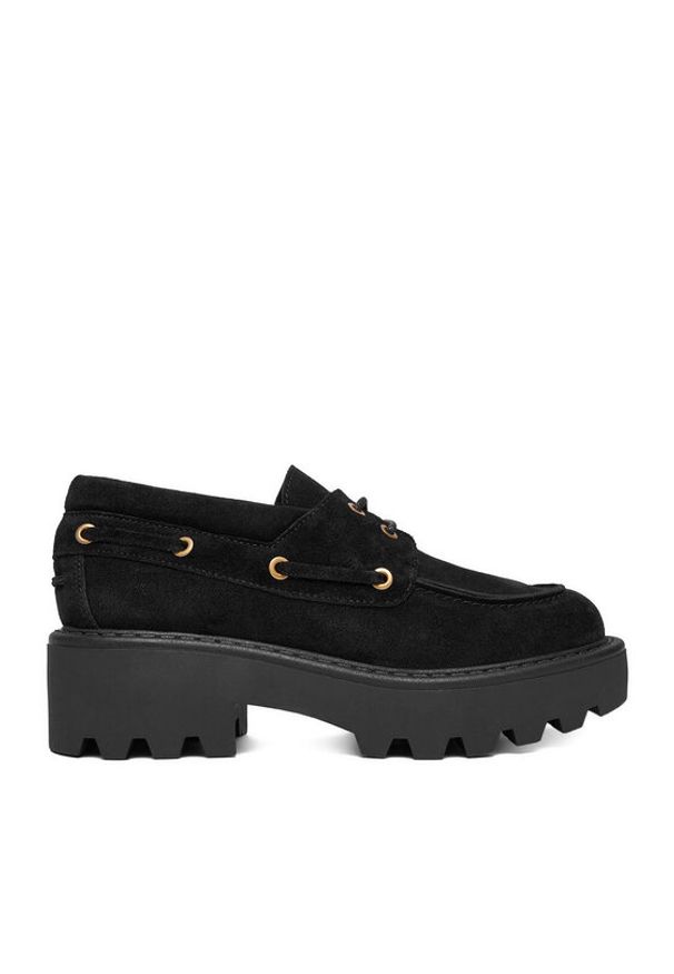 Badura Loafersy EO-AZALEA-8126-25 Czarny. Kolor: czarny. Materiał: zamsz, skóra