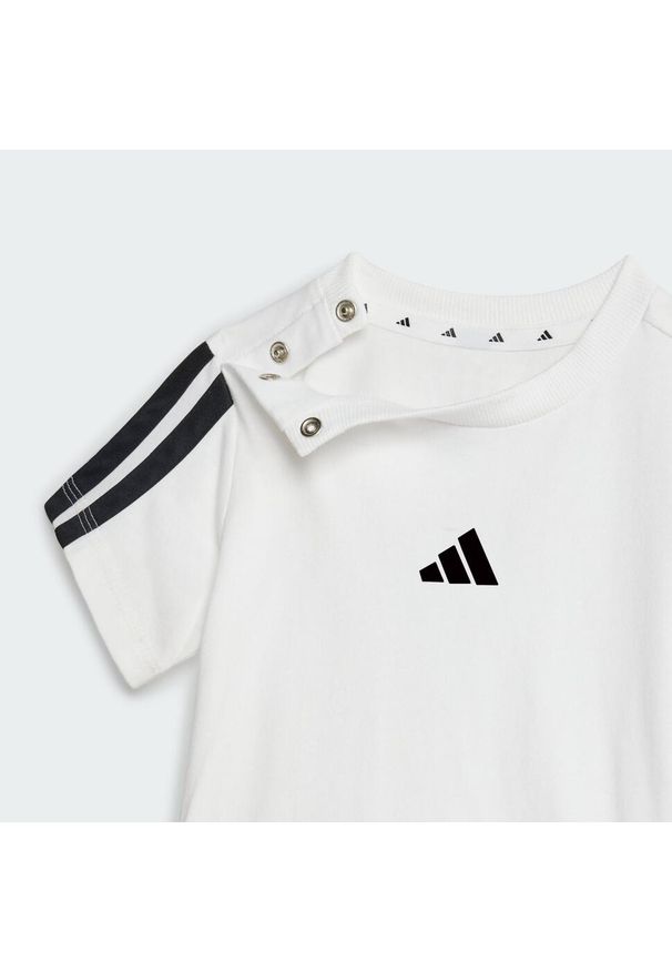 Adidas - Zestaw Essentials Tee Kids. Kolor: biały, wielokolorowy, czarny