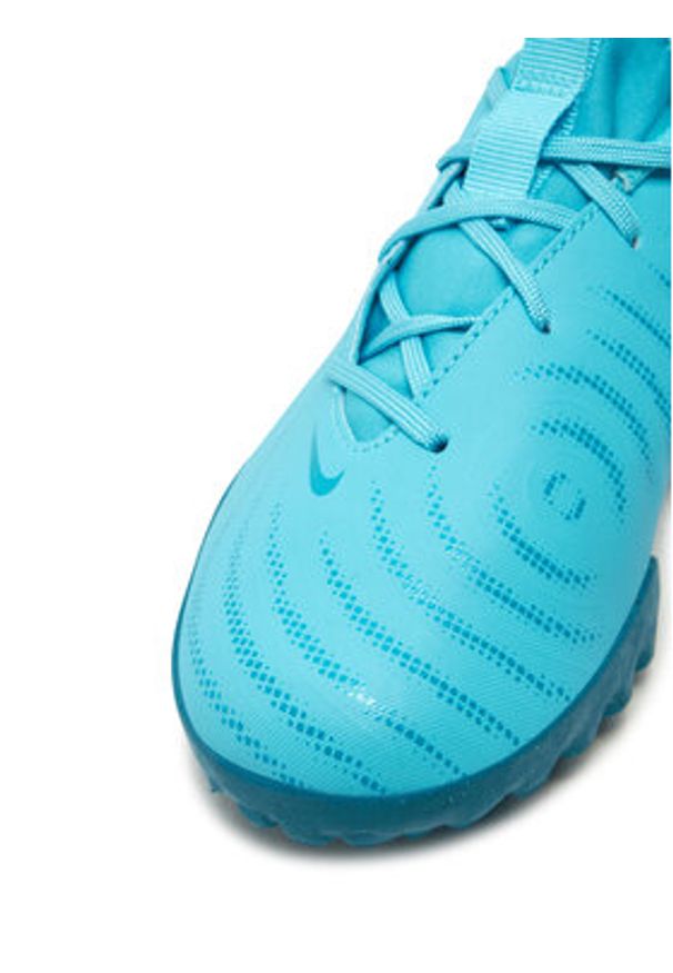 Nike Buty do piłki nożnej Jr Phantom Gx II Academy Tf FJ2608 400 Niebieski. Kolor: niebieski. Materiał: skóra