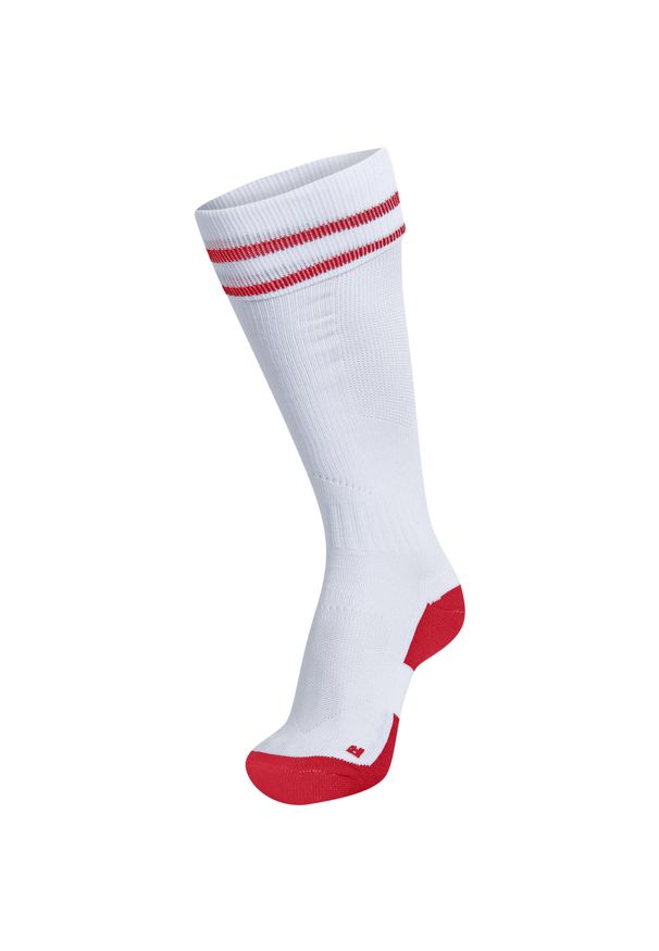 Getry piłkarskie dla dorosłych Hummel Element Football Sock. Kolor: biały, wielokolorowy, czerwony. Sport: piłka nożna