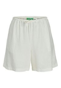 JJXX Szorty materiałowe Breeze 12269727 Biały Relaxed Fit. Kolor: biały. Materiał: len, wiskoza #7