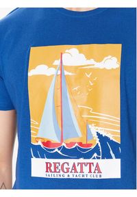 Regatta T-Shirt Cline VII RMT263 Niebieski Regular Fit. Kolor: niebieski. Materiał: bawełna #3