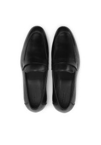 Kazar - Eleganckie półbuty męskie penny loafers. Kolor: czarny. Materiał: skóra. Szerokość cholewki: normalna. Styl: elegancki #3