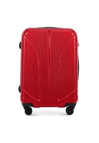 Wittchen - Zestaw walizek z polikarbonu żłobionych. Kolor: czerwony. Materiał: guma #5