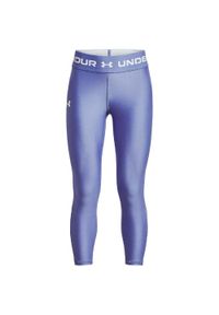 Legginsy dziewczęce Under Armour Ankle Crop. Kolor: niebieski