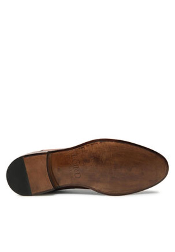 Lord Premium Półbuty Oxford 5500 Brązowy. Kolor: brązowy. Materiał: skóra