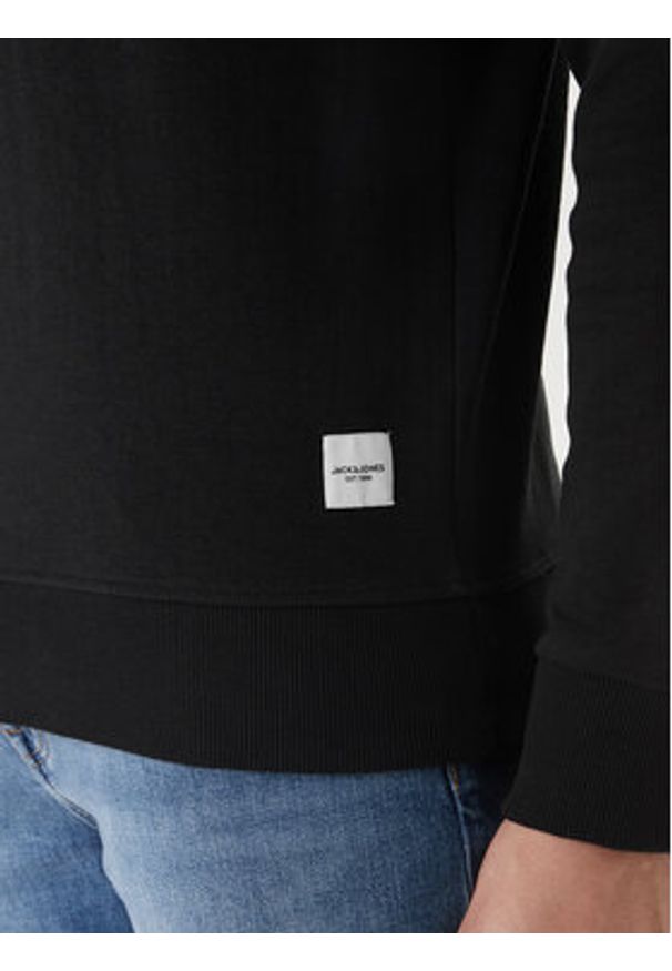 Jack & Jones Bluza Basic 12181903 Czarny Regular Fit. Kolor: czarny. Materiał: bawełna