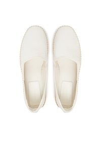 Calvin Klein Espadryle Espadrille Cv Logo HM0HM01808 Biały. Kolor: biały. Materiał: materiał #6