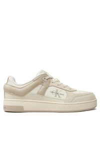 Calvin Klein Jeans Sneakersy Basket Cup Low Laceup Lth Ml Mtr YM0YM00994 Beżowy. Kolor: beżowy #1