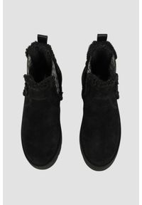 Karl Lagerfeld - KARL LAGERFELD Czarne damskie śniegowce SKYLAR, Rozmiar 37. Kolor: czarny. Materiał: zamsz. Wzór: aplikacja. Styl: elegancki #2