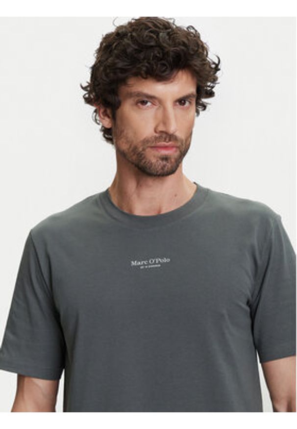 Marc O'Polo T-Shirt B21 2012 51382 Zielony Regular Fit. Typ kołnierza: polo. Kolor: zielony. Materiał: bawełna