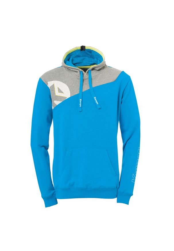 KEMPA - Bluza z kapturem Kempa Core 2.0. Typ kołnierza: kaptur. Kolor: wielokolorowy, niebieski, szary. Sport: fitness, piłka ręczna