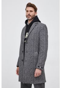 Karl Lagerfeld Płaszcz 512707.455704 męski kolor szary przejściowy. Okazja: na co dzień. Kolor: szary. Styl: casual, klasyczny #5