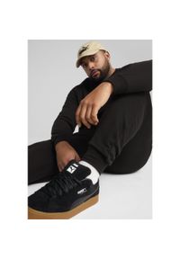 Puma - Męskie spodnie dresowe Essentials z logo No. 1 PUMA Black. Kolor: czarny. Materiał: dresówka