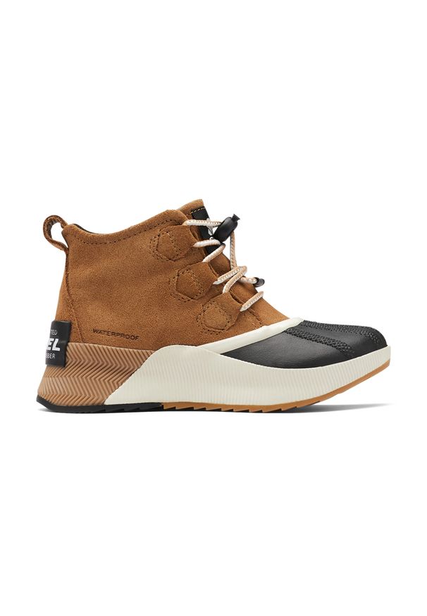 sorel - Śniegowce juniorskie Sorel Ona Classic Suede. Kolor: brązowy. Sezon: zima. Styl: sportowy