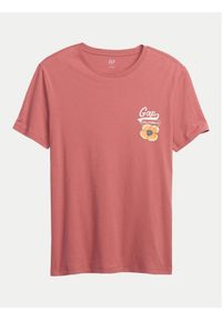 GAP - Gap T-Shirt 545255-01 Różowy Regular Fit. Kolor: różowy. Materiał: bawełna