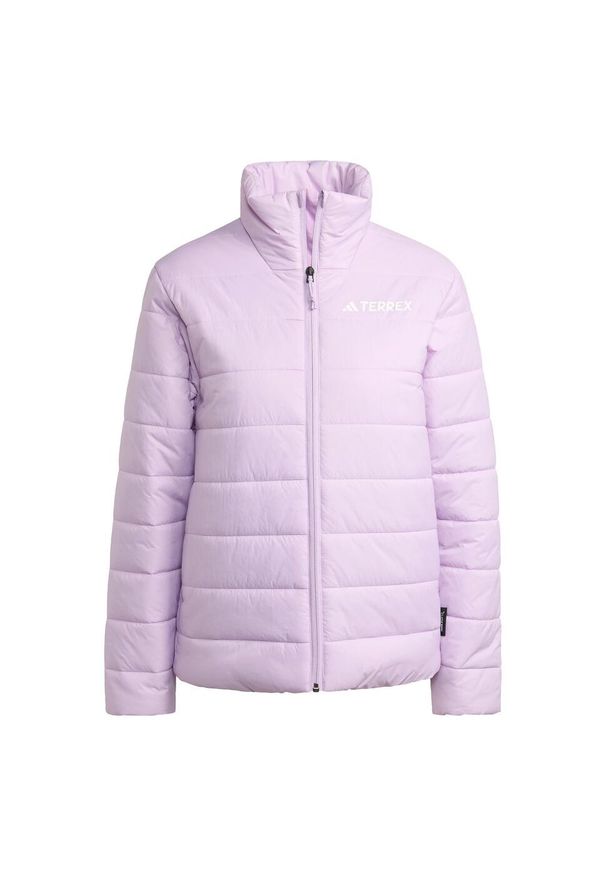 Adidas - Kurtka ocieplana Terrex Multi Essentials. Kolor: różowy. Materiał: puch. Technologia: ClimaWarm (Adidas). Sport: turystyka piesza