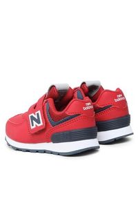 New Balance Sneakersy IV574CR1 Czerwony. Kolor: czerwony. Materiał: skóra. Model: New Balance 574