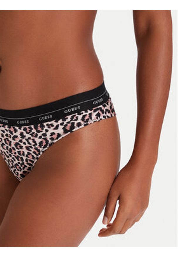 Guess Figi brazylijskie O5RE25 KCOJ0 Beżowy. Kolor: beżowy. Materiał: syntetyk