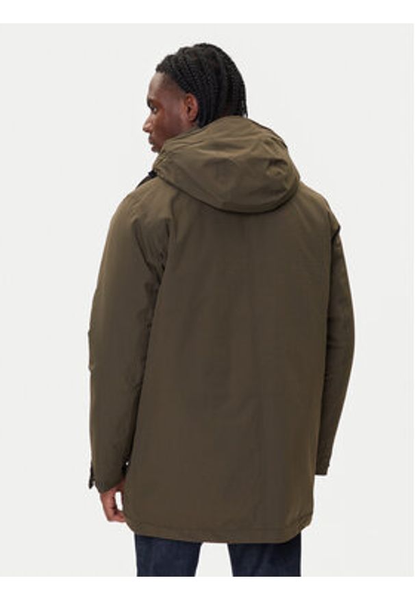 Jack Wolfskin Parka Canyon Shield A65119 Zielony Regular Fit. Kolor: zielony. Materiał: syntetyk