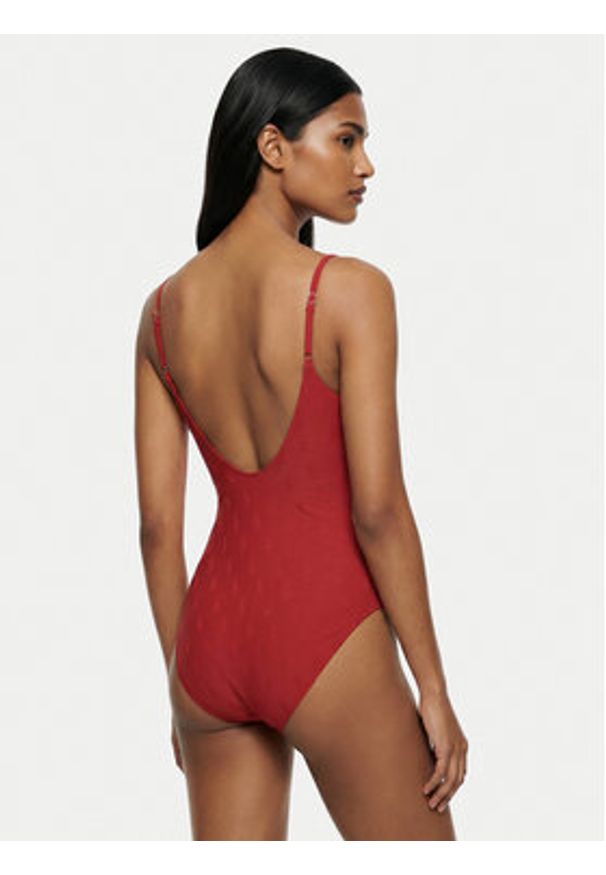 Lauren Ralph Lauren - LAUREN RALPH LAUREN Strój kąpielowy 21685304 Czerwony. Kolor: czerwony. Materiał: syntetyk