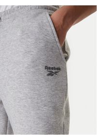 Reebok Spodnie dresowe Azaz RK25549CCM Szary Slim Fit. Kolor: szary. Materiał: bawełna #3