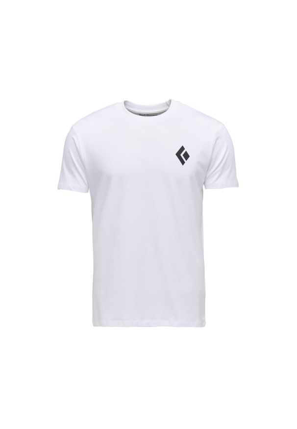 Koszulka Black Diamond. Kolor: biały. Materiał: bawełna. Sport: wspinaczka