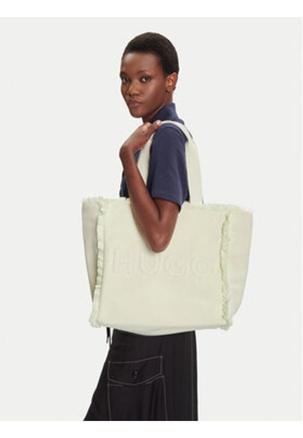 Hugo - HUGO Torebka 50541867 Biały. Kolor: biały