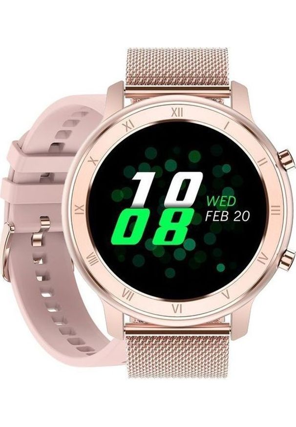 Smartwatch Pacific 17 Różowy (15560-uniw). Rodzaj zegarka: smartwatch. Kolor: różowy