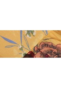 TOP SECRET - Mini spódnica z kwiatowym nadrukiem. Okazja: na co dzień. Kolor: żółty. Długość: krótkie. Wzór: nadruk, kwiaty. Styl: casual, elegancki #7