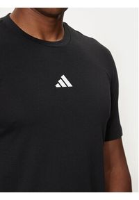 Adidas - adidas T-Shirt Workout Logo IT2124 Czarny Regular Fit. Kolor: czarny. Materiał: bawełna, syntetyk #4