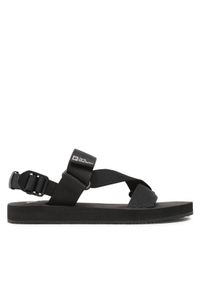 Jack Wolfskin Sandały Urban Entdeckung Belt Sandal W 4056801 Czarny. Kolor: czarny. Materiał: materiał #1