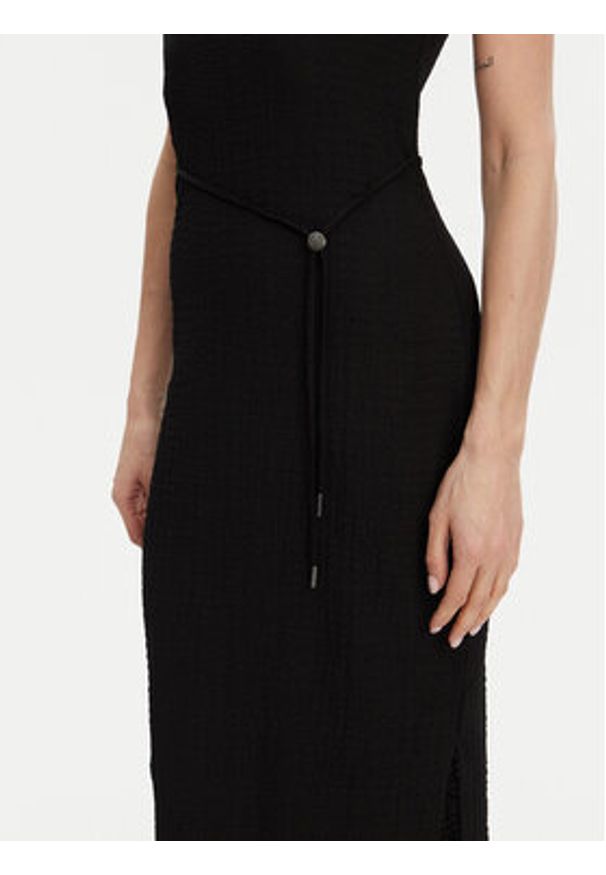 Calvin Klein Sukienka letnia K20K208304 Czarny Slim Fit. Kolor: czarny. Materiał: syntetyk. Sezon: lato