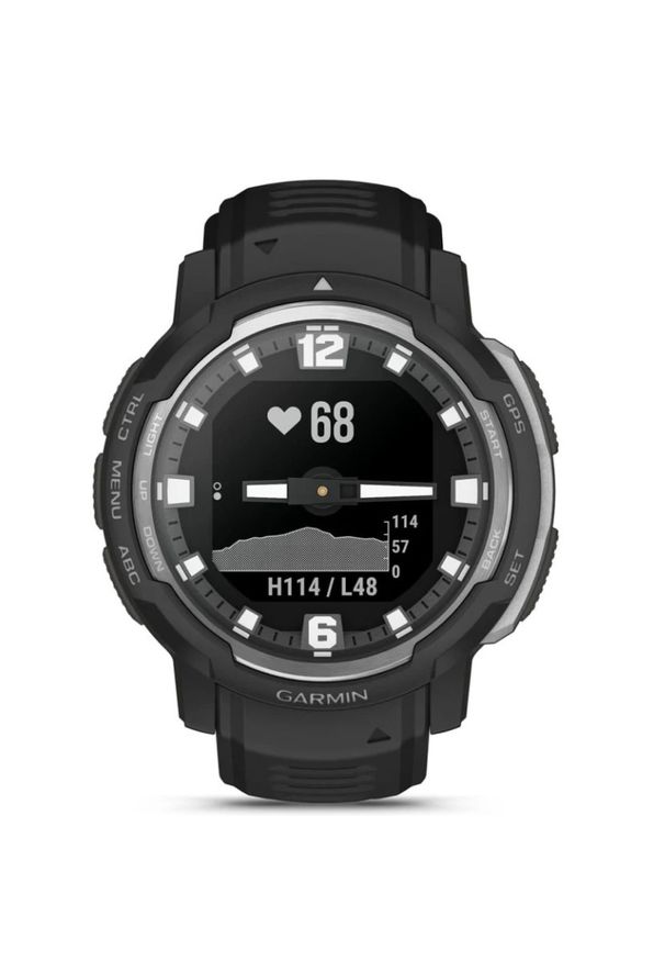 GARMIN - Garmin Instinct Crossover Standard Czarny. Kolor: czarny