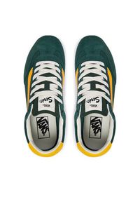 Vans Sneakersy Super Lowpro VN000XVK02I1 Zielony ciemny. Kolor: zielony. Materiał: skóra, zamsz #3