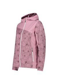 Kurtka przeciwdeszczowa damska z kapturem CMP. Typ kołnierza: kaptur. Kolor: wielokolorowy, fioletowy, różowy. Sport: turystyka piesza #2