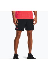 Spodenki fitness męskie Under Armour Vanish Woven 6". Kolor: czarny. Sport: fitness