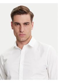 Calvin Klein Jeans Koszula J30J324614 Biały Slim Fit. Kolor: biały. Materiał: bawełna