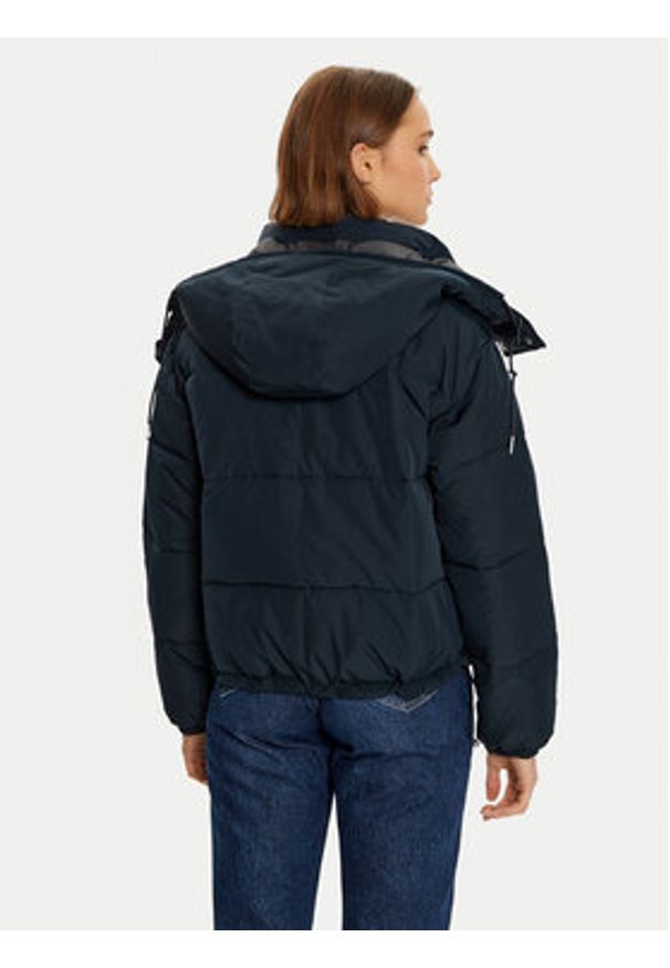 Lee Kurtka puchowa 112355162 Czarny Relaxed Fit. Kolor: czarny. Materiał: syntetyk