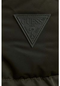 Guess kurtka puchowa damska kolor zielony zimowa. Kolor: zielony. Materiał: puch. Sezon: zima #6