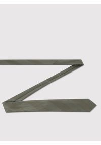 Pako Lorente - PAKO LORENTE – Zielony krawat w pasy. Kolor: zielony. Materiał: poliester #2