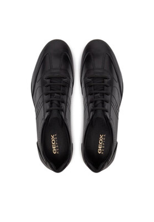 Geox Sneakersy U Symbol B U74A5B 00043 C9999 Czarny. Kolor: czarny. Materiał: skóra