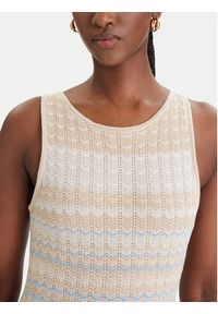 Guess Sukienka dzianinowa W6GKAT Z0936 Beżowy Regular Fit. Kolor: beżowy. Materiał: wiskoza #3