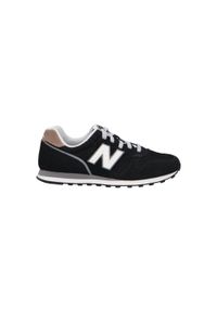 New Balance - BUTY męskie NEW BALANCE sneakersy 373 ML373XB2 sportowe skóra. Kolor: czarny, biały, wielokolorowy. Materiał: skóra. Model: New Balance 373. Sport: turystyka piesza